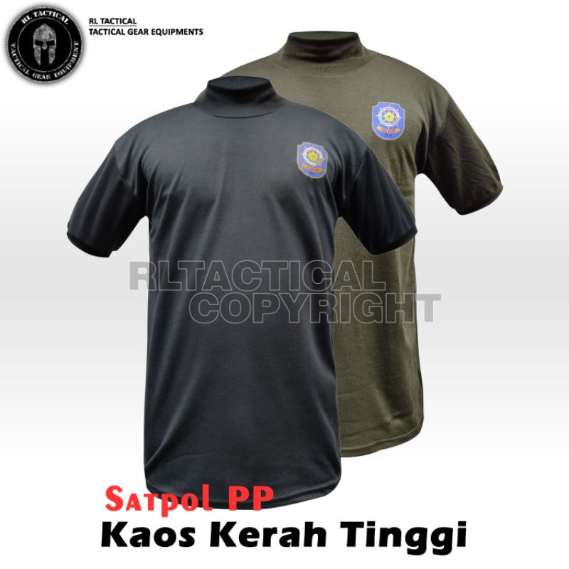 Kaos Satpol PP Daleman Kaos Kerah Tinggi Pol Pp RL Tactical