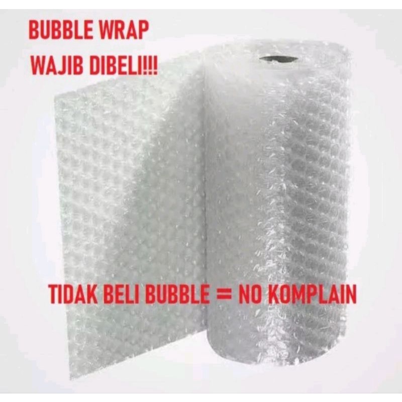 

Bubble Wrap tambahan packing aman