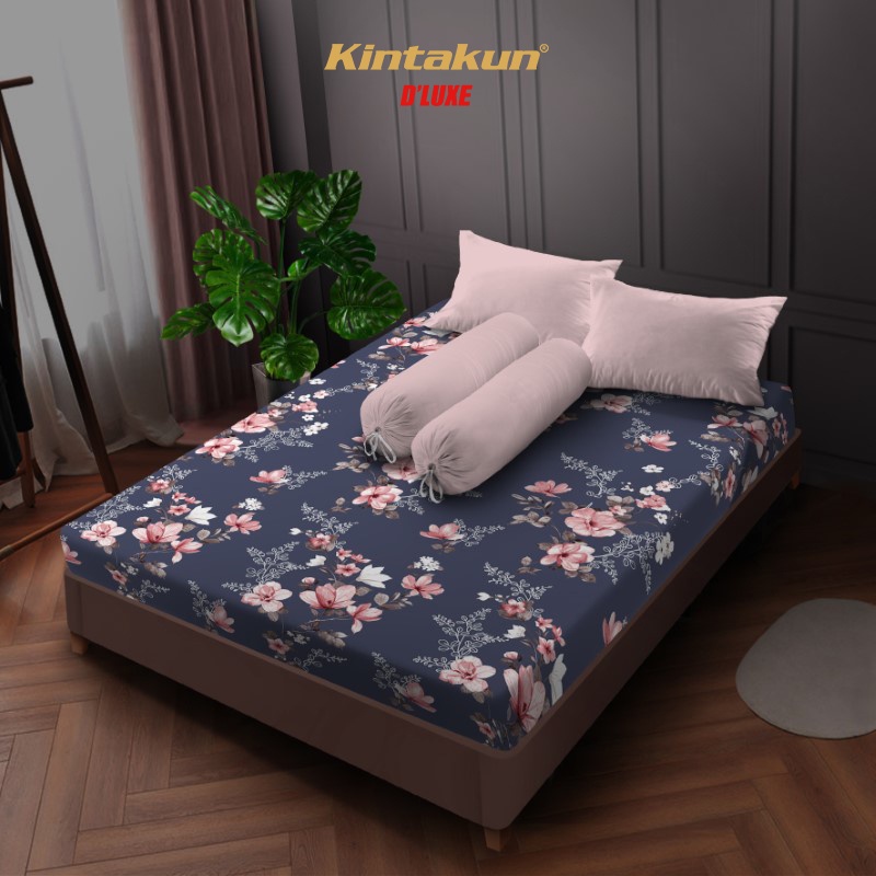 Kintakun Sprei 160/180/200 Kirana Aesthetic Dluxe Microfiber B2 20 cm (5in1)
