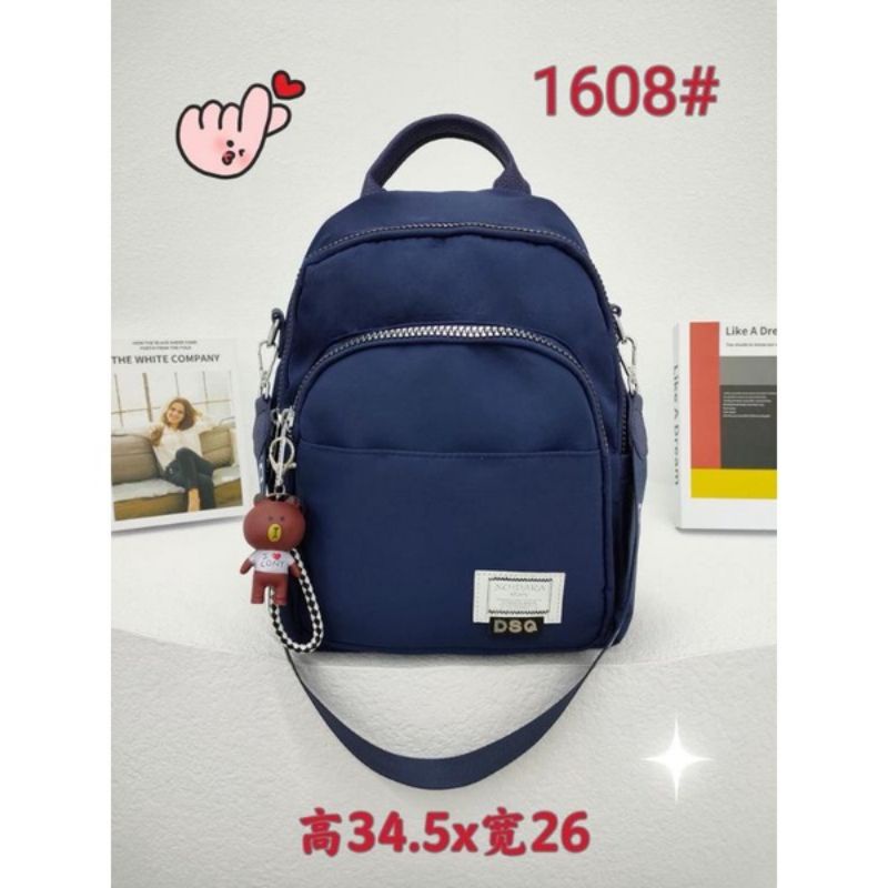 Tas Ransel Wanita Tas Ransel DSQ 1608 Bahan Parasut Tebal. Tas Wanita Tas Ransel Wanita Import Tas Ransel Parasut BEST SELLER TERBARU BISA BAYAR DITEMPAT!!!!