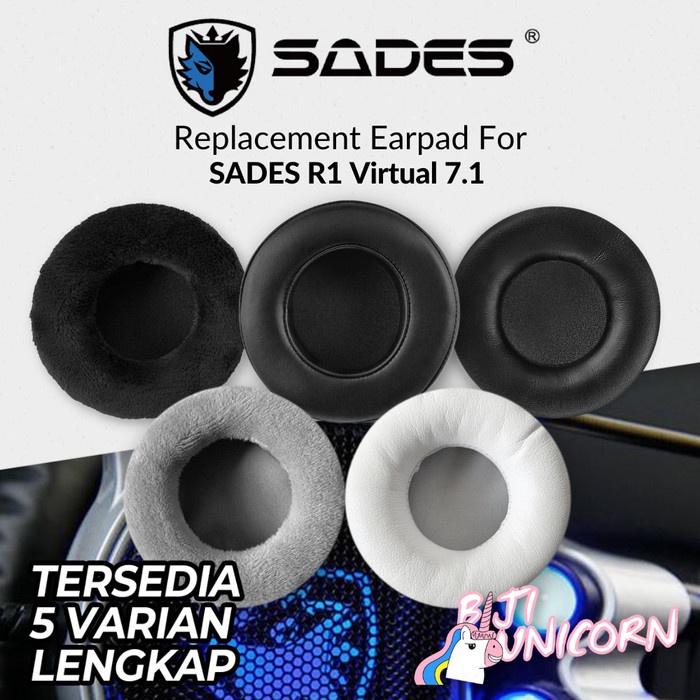 Earpad Earcup Ear Cushion SADES R1 R 1 Bantalan Busa Foam