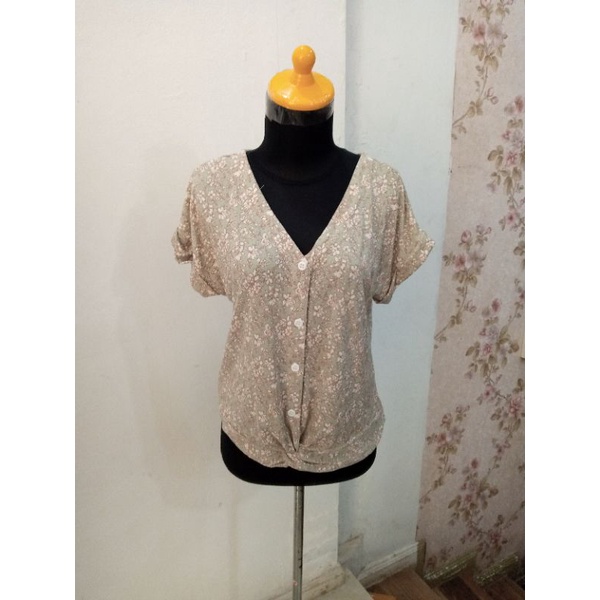 New Item Blouse Casual Branded Sisa Export Termurah