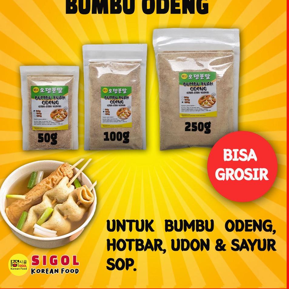 

8.8 Bumbu Kuah Odeng Hotbar, Sop, Odeng Eoumok,Sigol Korean food, Serbuk Bumbu sop, Halal