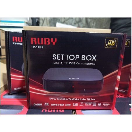 SET TOP BOX TV DIGITAL 1080P  DVB T2 SET TOP BOX WIFI STB Antena SUPER HD Hdmi WIfi Rca
