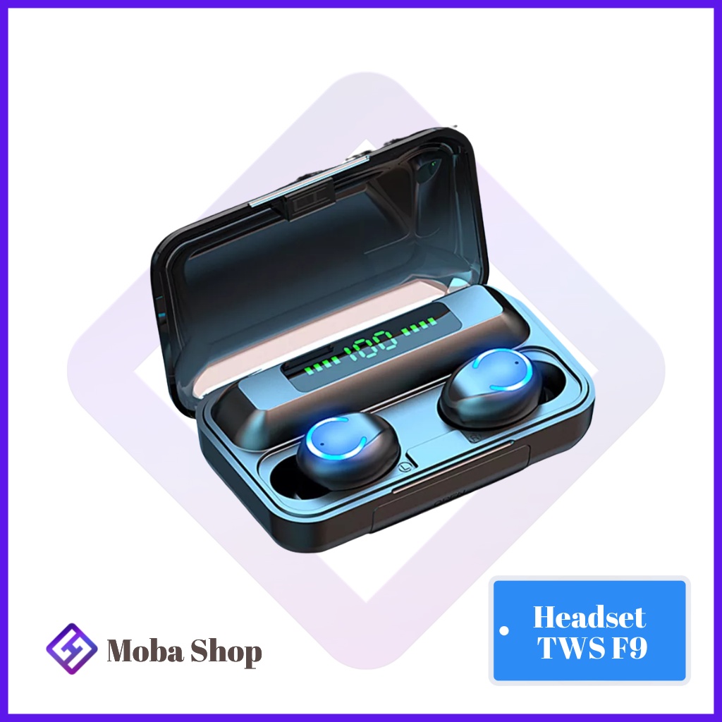 Headset TWS F9 headset bluetooth