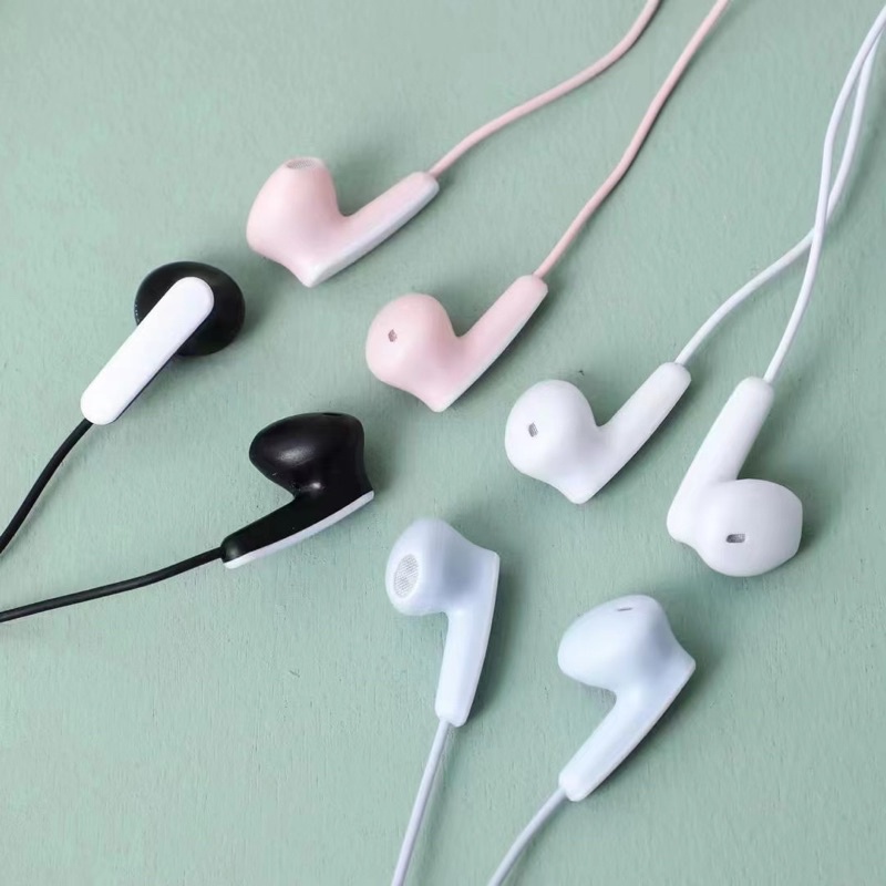 [ XY 73 ] Set Headset Earphone karakter model series  ICE CREAM DAILY plus Wadah penyimpanan Earphone Motif