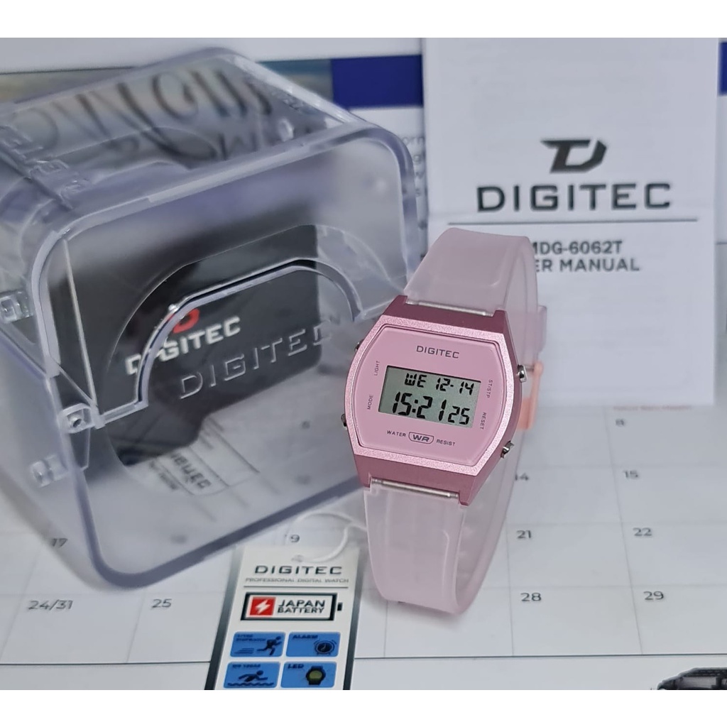 Jam Tangan Wanita Digitec 6062T Original