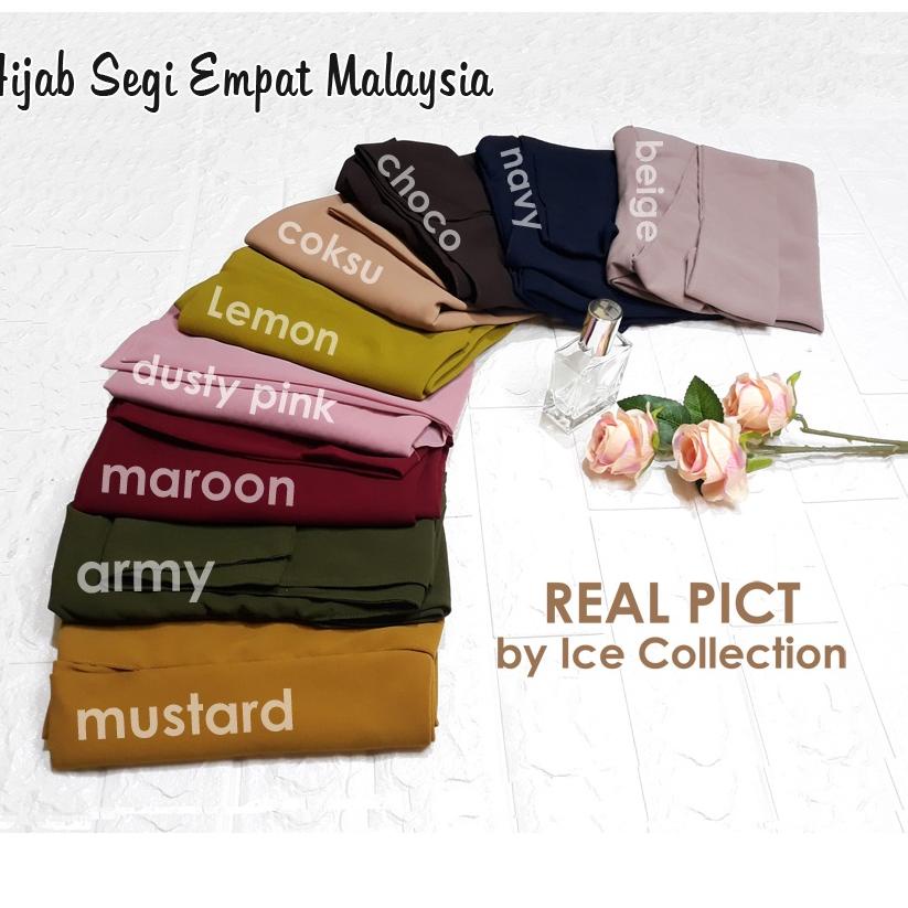 HOT Product Terbaru Segi Empat Instan Malaysia Melayu Malay Ikat Tali Ceruty BabyDoll Premium Segiem