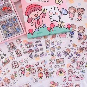 

Langsung Order ( 1 BOX ISI 100PCS ) STIKER 2D STICKER BOTOL MINUM 2D PLASTIK ANTI AIR / BUKU DIARY STIKER MOTIF / STICKER ANTI AIR STICKER MOTIF KARTUN KOREA IMPORT QUALITY''