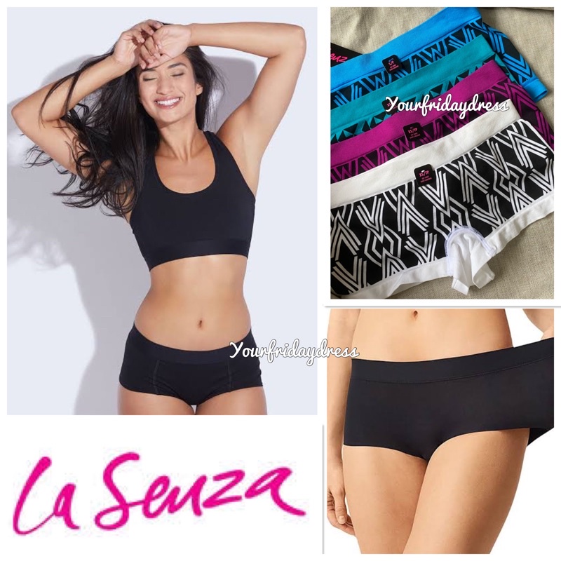 (#16 Weave) Lasenza Comfort Soft Seamless Boyshort Panty LASENZA Basic Heather Ultrasoft Modal Panti