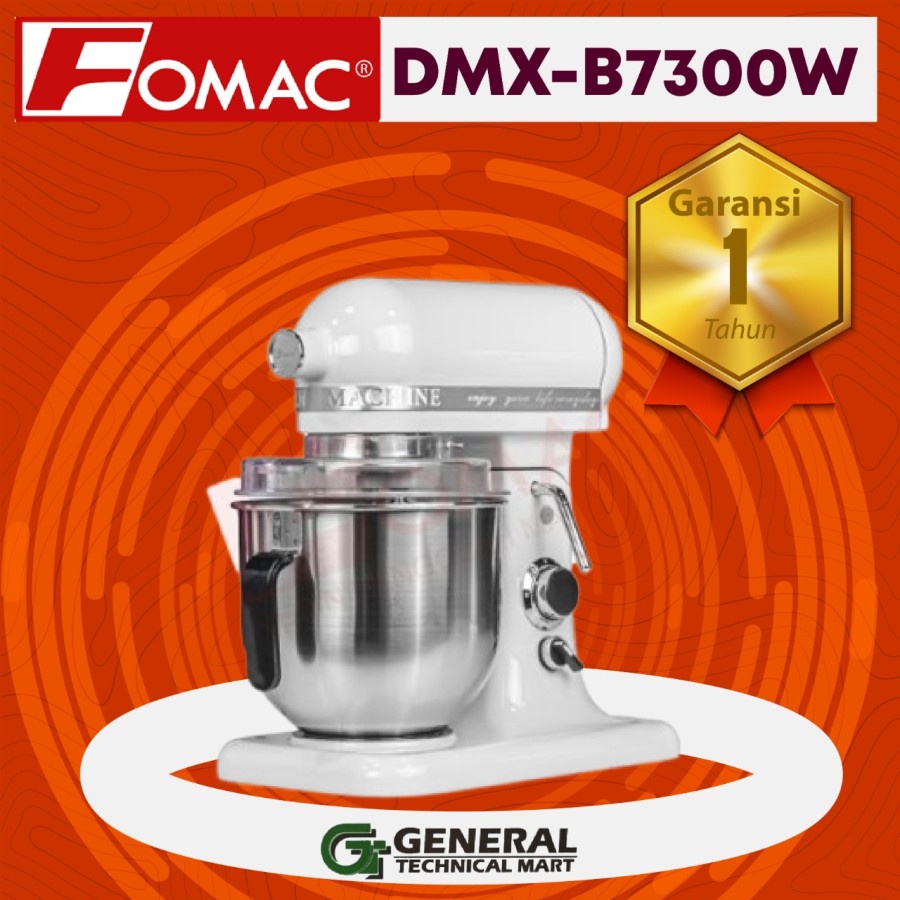 FOMAC PLUS PLANETARY MIXER DMX-B7300W mesin mixer roti kue