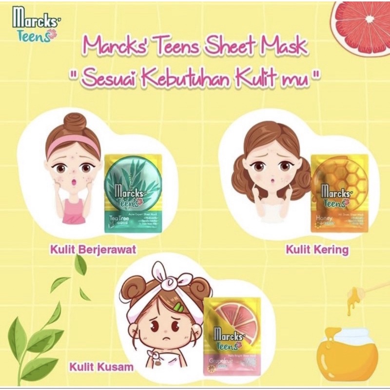 [NEW] Marcks Sheet Mask(masker wajah)