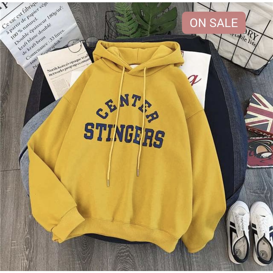 CENTER STINGER Jumper Hoodie II Sweater Hoodie Trendy II Sweter Oblong Topi Sz M - XL Anak &amp; Dewasa ( Pria &amp; Wanita )