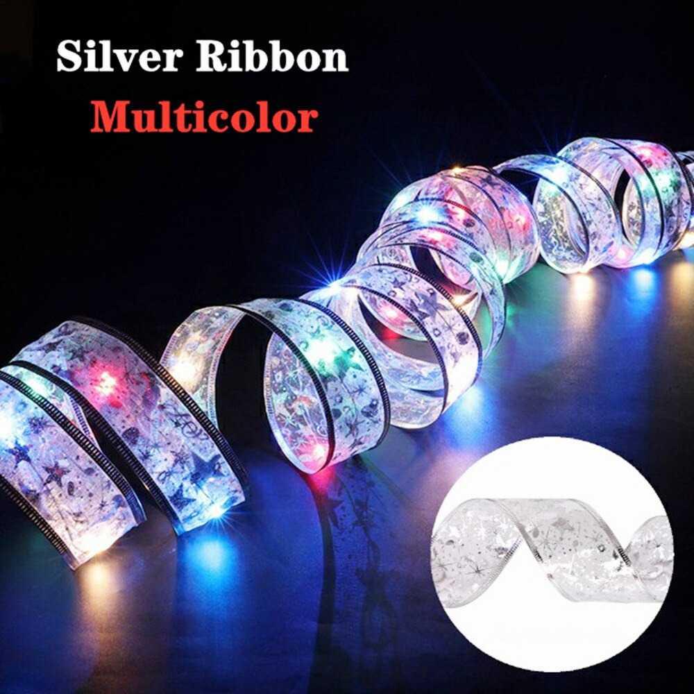 Partigos Lampu LED Dekorasi Natal Ribbon 50 LED Color Light 5M - AA562