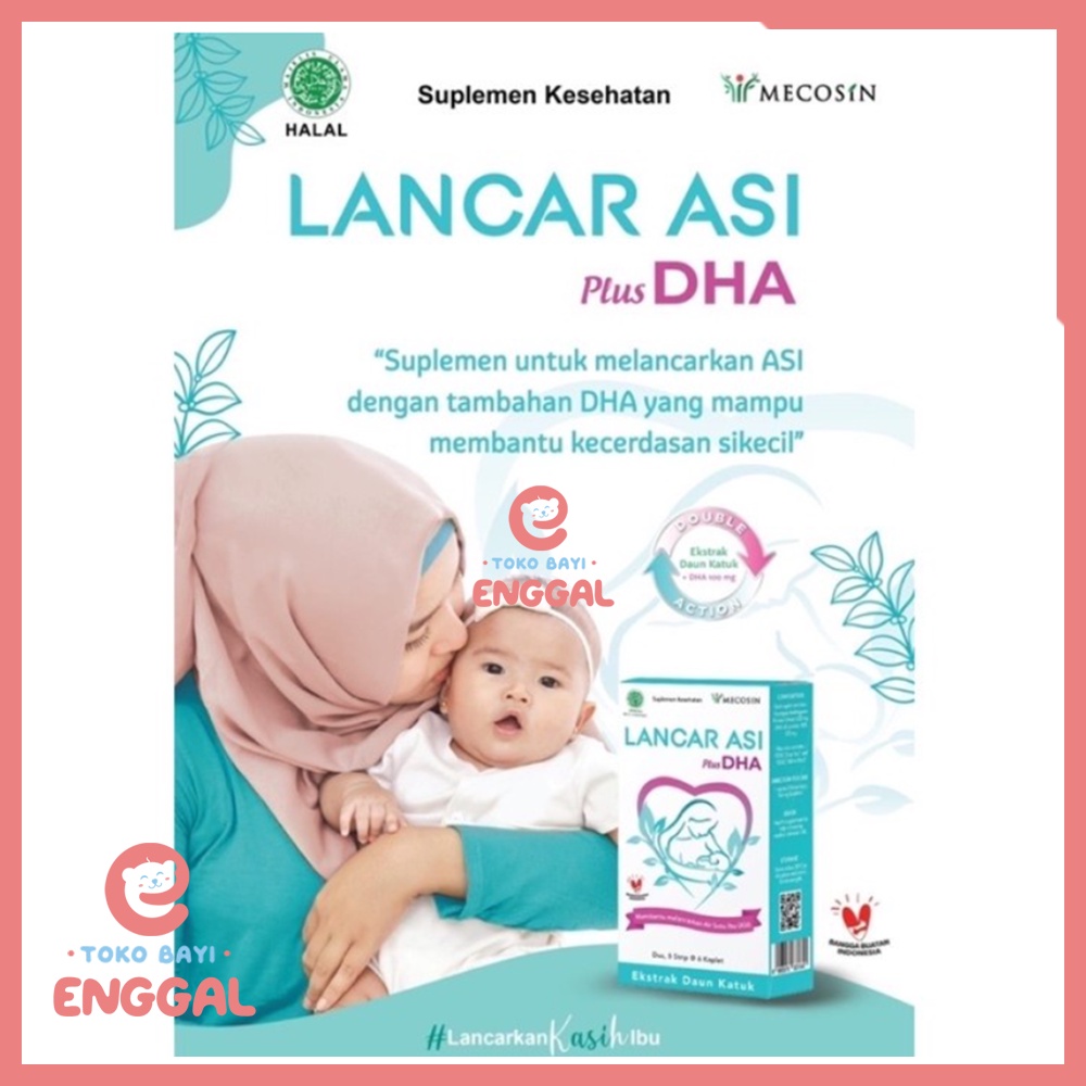 Lancar Asi Plus DHA Asi Booster Ekstrak Daun Katuk Ibu Menyusui