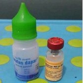 Vaksin ayam bebek burung, tetes mata