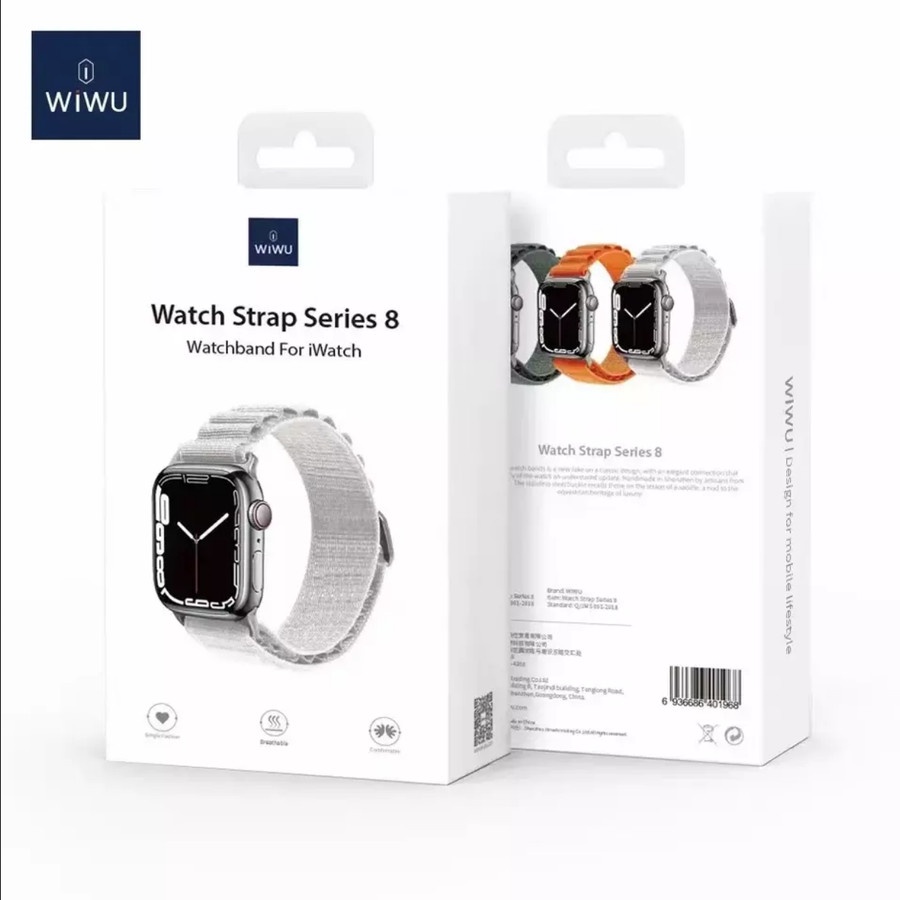 Wiwu Nylon Watch Band for Iwatch Apple Watch 8 Strap 42/44/45/49mm