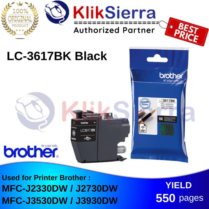 Promo BROTHER Tinta LC-3617BK | LC3617BK | LC3617 BK Original Black