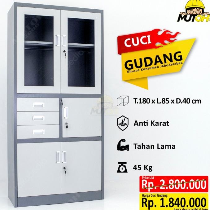 

TREND LEMARI ARSIP LEMARI BESI - PINTU KOMBINASI SWING TARI 3 LACI 1 BRANKAS PENGIRIMAN CEPAT