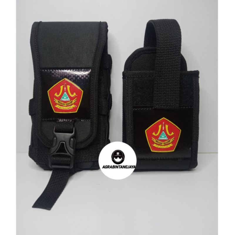 SARUNG HP BANSER ANSOR DAN SARUNG HT POUCH HANDPHONE PINGGANG LOGO BANSER