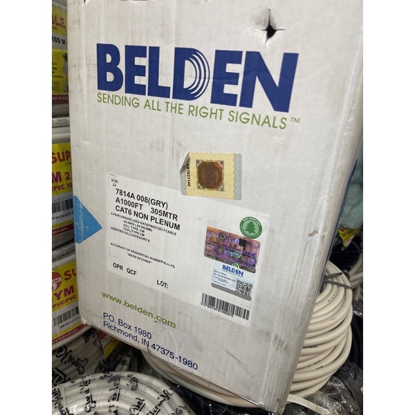 Belden UTP Cat 6 ORI ROL (305 MTR)