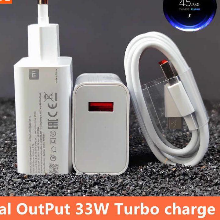 ト Charger Original Xiaomi Type c Turbo Fast Charging 100% 33W/27W/22W Xiaomi redmi note7/8pro/ note 