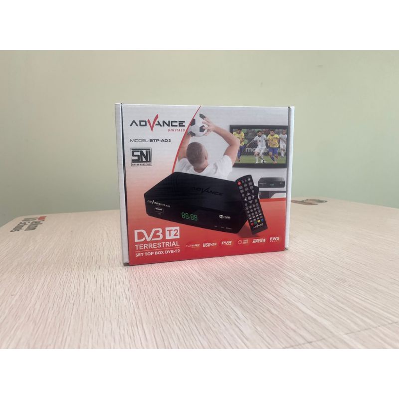 SET TOP BOX TV Digital DVD-T2 Advance STP -A02 terbaru