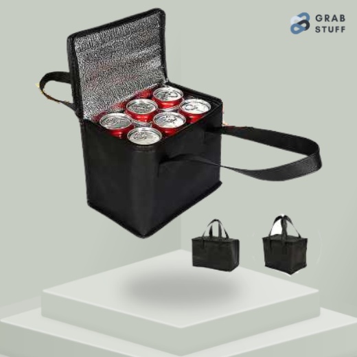 Tas Pendingin Makanan Minuman Portable Cooler Bag Box Thermal Insulated Carrier / Tas Penyimpanan Makanan Tas Pendingin Makanan Botol Minum Murah / Tas Travel Pendingin Makanan Tas Bekal Tas Thermos Pendingin Tas Bekal Insulasi Panas Dingin Tahan Lama