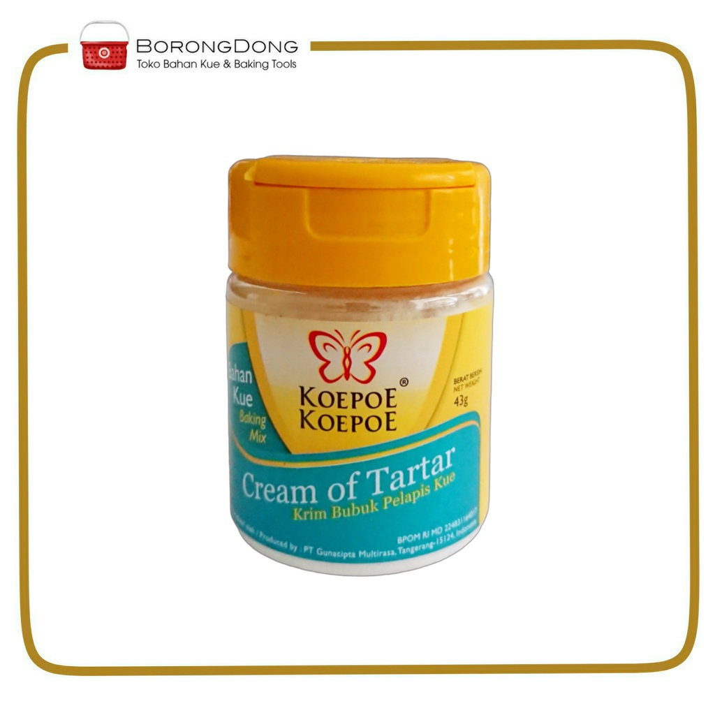 

Koepoe Cream of Tartar 43g