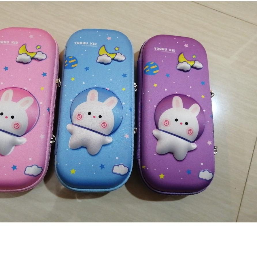 

GF6✤ 3D kotak pensil 2 Layer Hard Case Anak Sekolah Cewek Cowok Model Baru