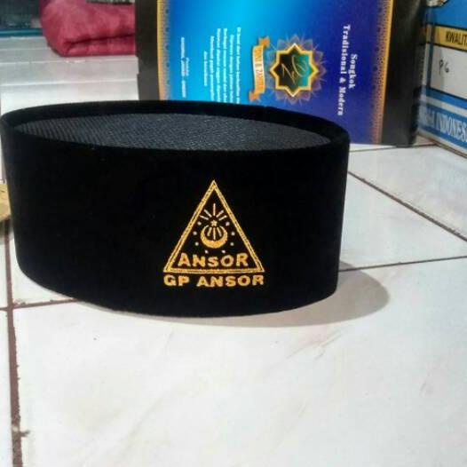 EXCLUSIVEPeci logo ansor emas full ac kopiah santri pria dewasa anak laki laki|SQ9