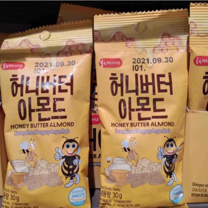 

heonz honey butter almond 30gr