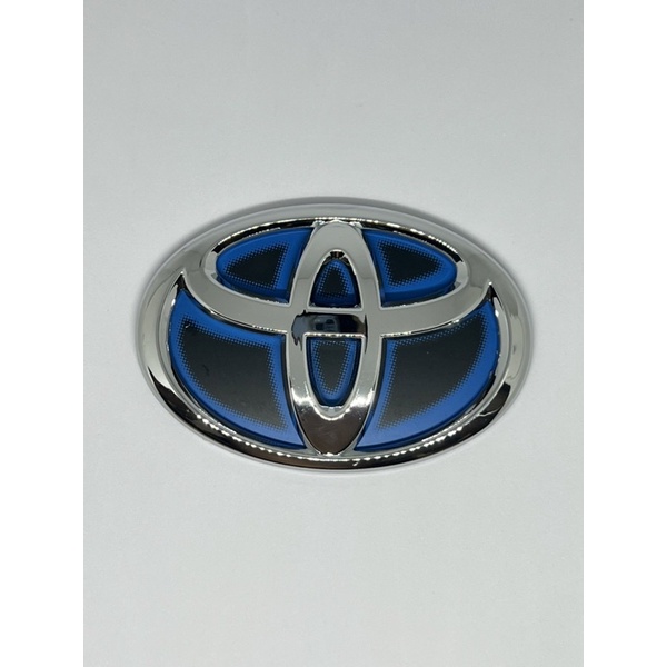 Emblem Logo Toyota Hybrid hitam biru