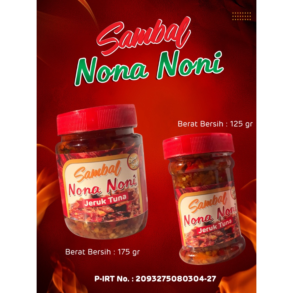 

Sambal Jeruk Tuna Nona Noni 125 dan 175 gram