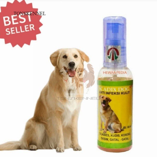 Scadix dog obat anti infeksi kulit anjing 60ml Korengan Jamuran Scabies