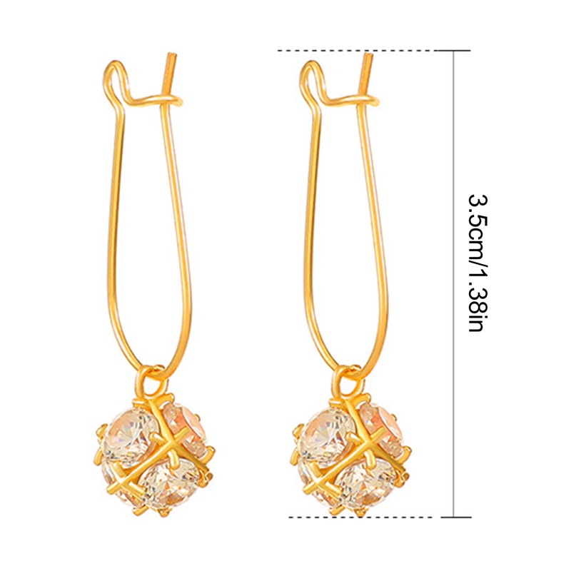 Vintage Pesona Anting Fashion Untuk Wanita Panjang Rumbai Zirkon Simpul Menjuntai Drop Earrings