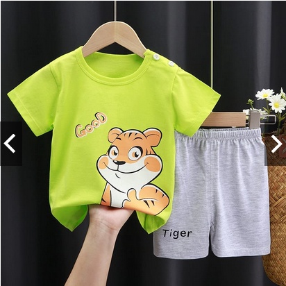 SETELAN BAJU ANAK UNISEX ANIMALSERIES2 / SET ANAK KARAKTER MIXMAX 1-5 THN