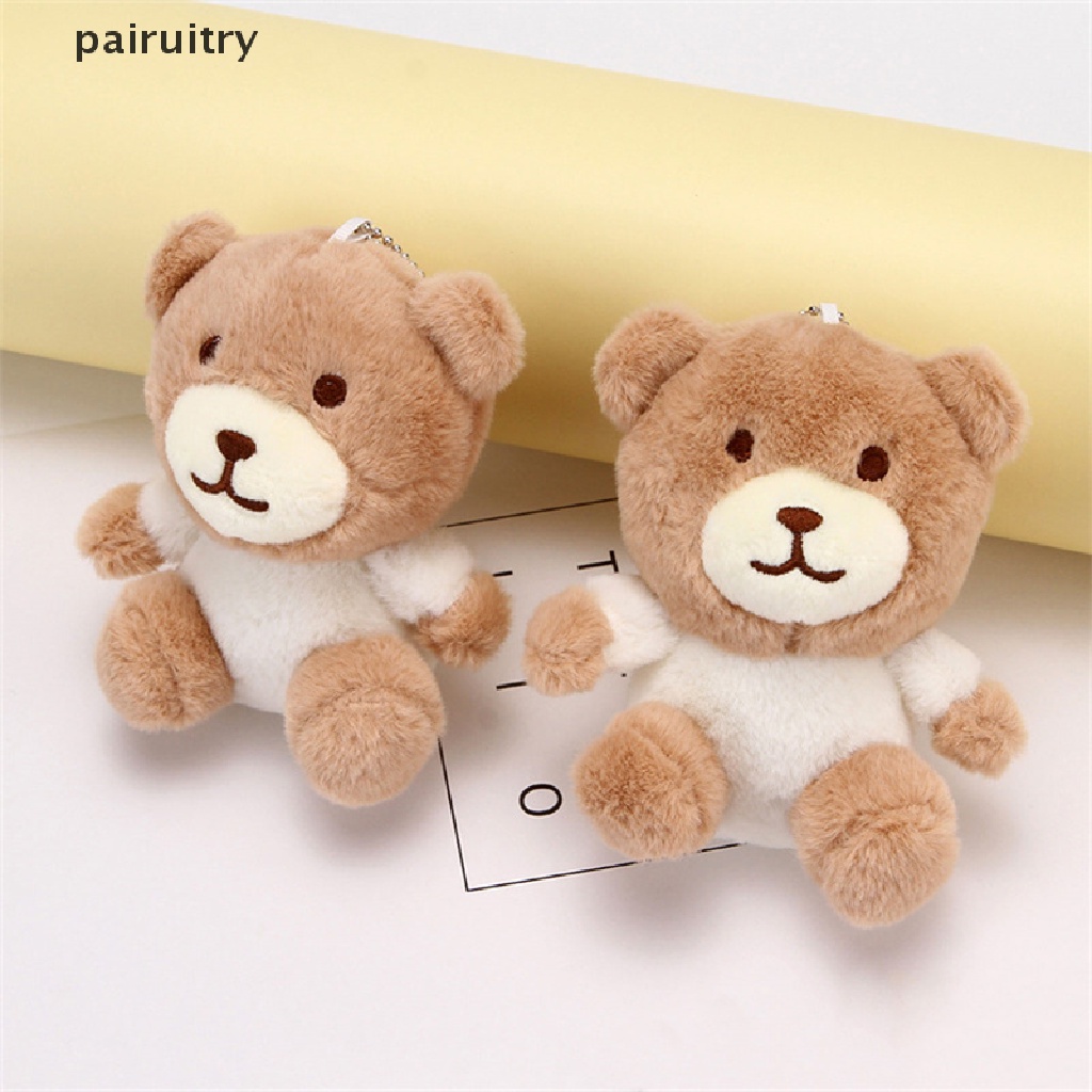 Prt Kartun Kelinci Beruang Kelinci Beruang Boneka Lembut Mainan Gantungan Kunci Tas Liontin Boneka Mini Lucu Anak Hadiah PRT