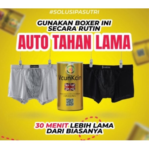 Promo BOXER TERAPI VK ION BOXER VK ION ORIGINAL ADADISKON AUTO TAHAN LAMA TF - 1 PCS Berkualitas