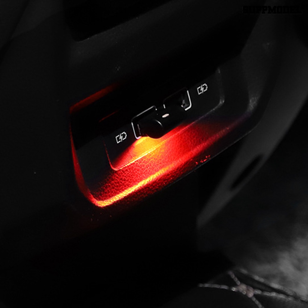 [Dekorasi] Usb Ambient Light Colorful Mini Auto Interior LED Lampu Ambient Hias Lampu Darurat Untuk Mobil