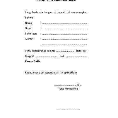 [T[76 ㊚] Blangko Buku Surat Keterangan Sakit 1 Ply-trending