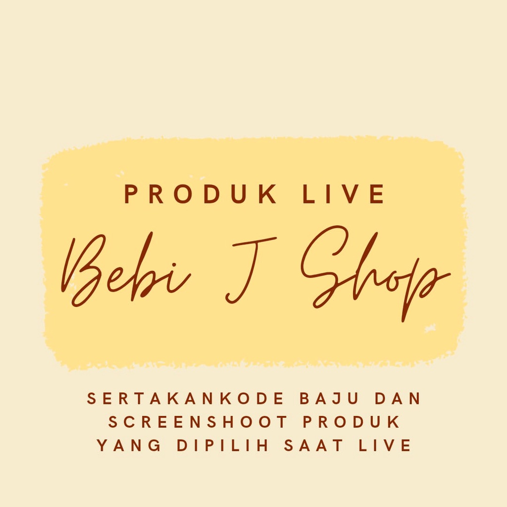 Produk Live Shopee