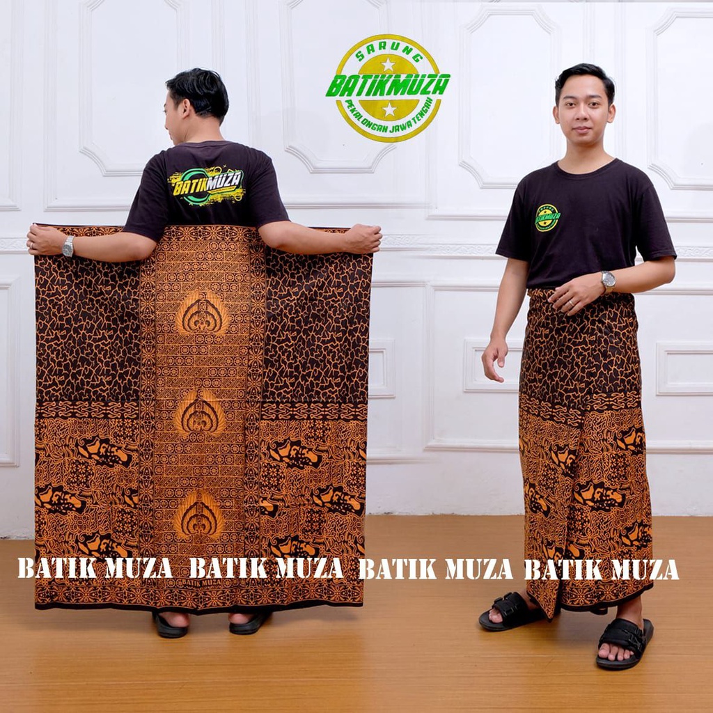 MUZA KATUN MOTIF PULAU INDONESIA SARUNG NUSANTARA MINIMALIS SARUNG BATIK ORNAMEN SARUNG BATIK PEKALONGAN SARUNG PRIA DEWASA