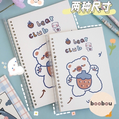 

BUKU TULIS BINDER REFILL KOREA A5 RING BINDER CUTE & LUCU