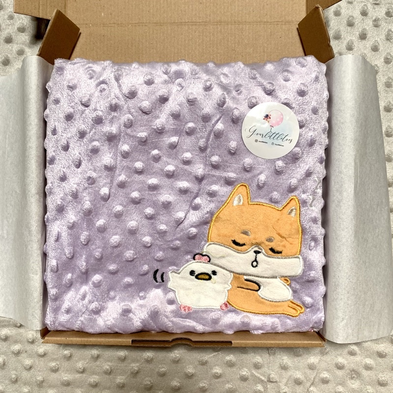 Selimut Fleece Minky Dot