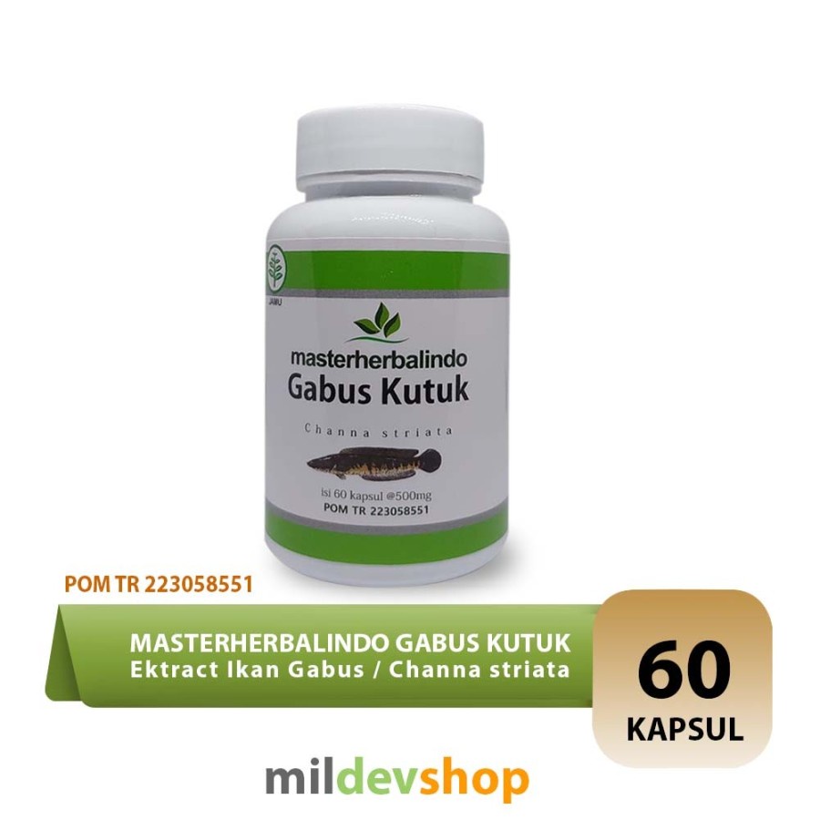 

Kapsul Herbal Gabus Kutuk Luka Pasca Operasi Diabetes BPOM