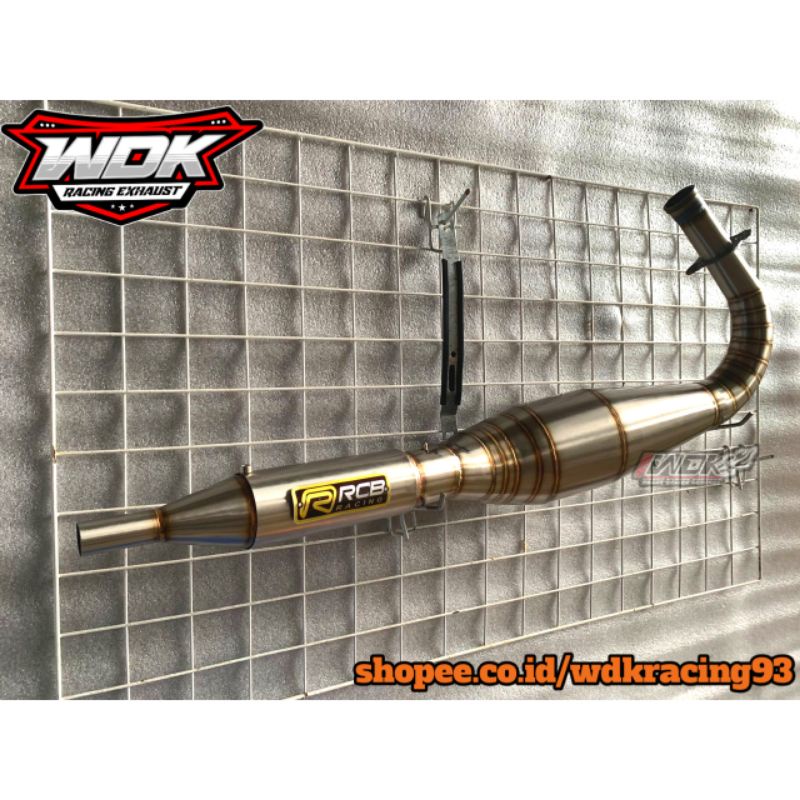 knalpot racing rx king rx spesial kolong telo kompetisi 3v3 stenlis RCB