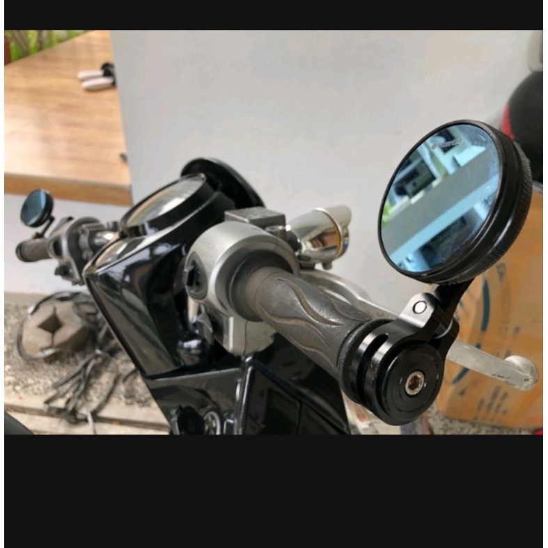 Spion Jalu Bulat Scarlet- 2186 Original Spion BAR END Spion Jalu Bulat Bar end Diameter 6cm Motor Nmax Aerox PCX ADV Vespa Scoopy Fino Dill universal motor