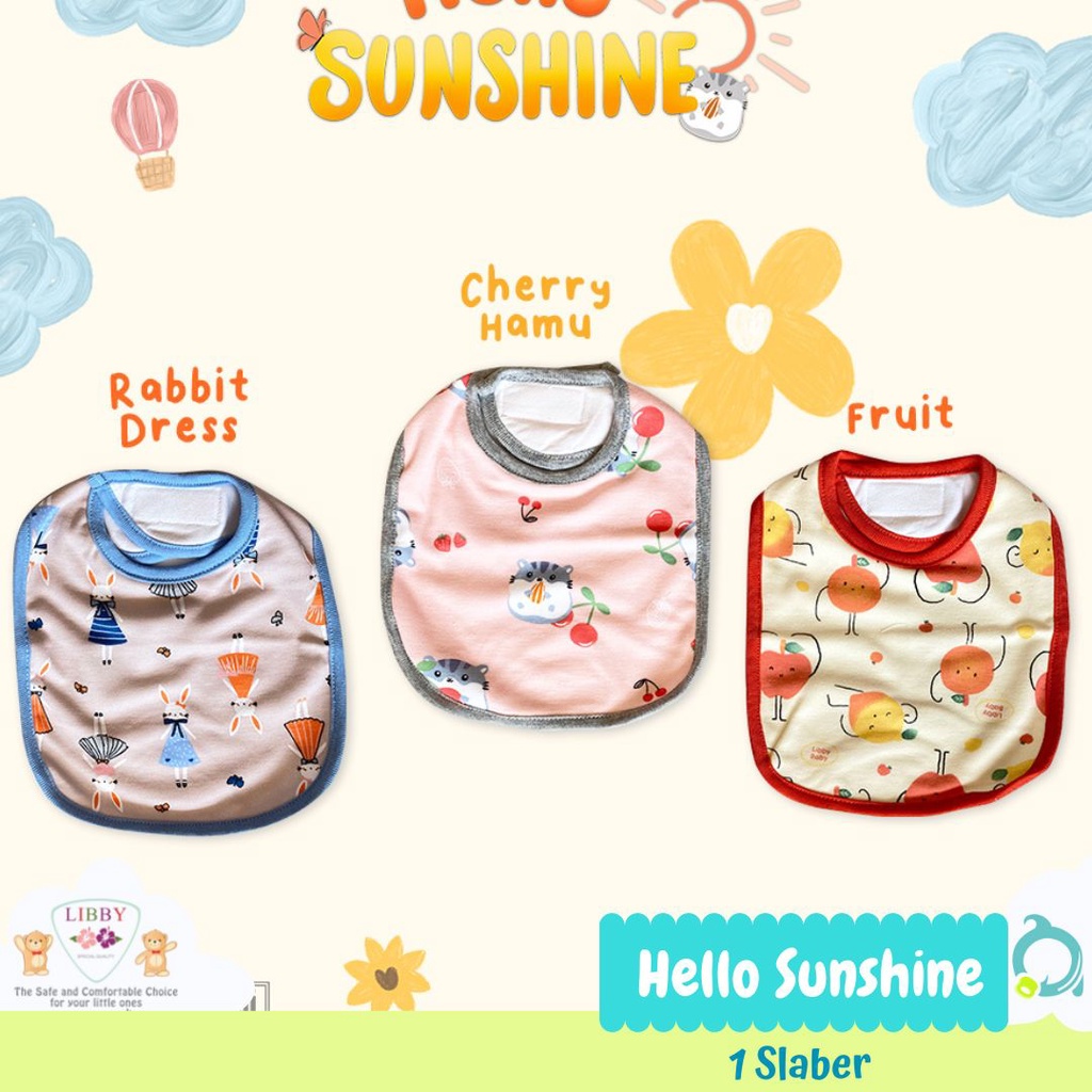 LIBBY Slaber Perlengkapan Baju Bayi Baru Lahir / Newborn (1 pcs)