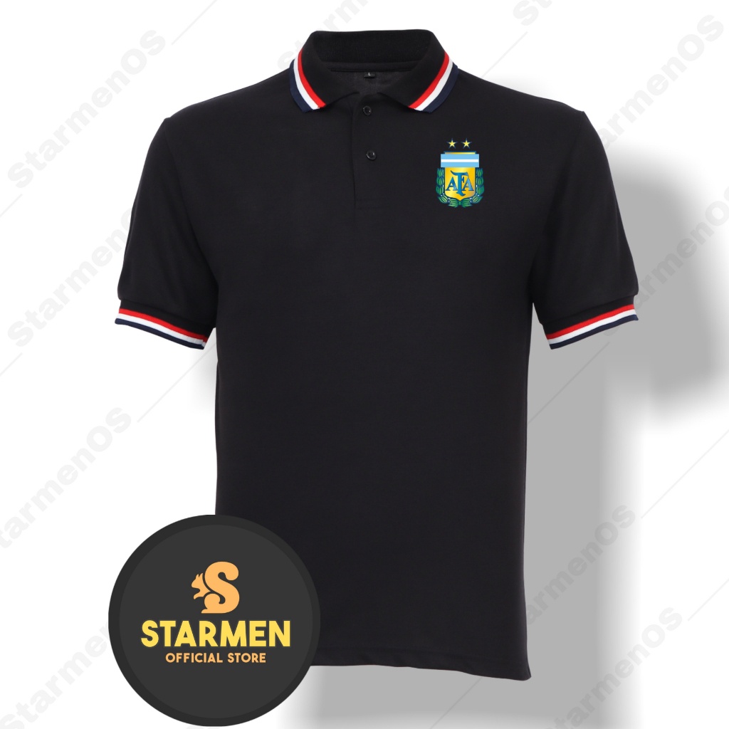 Kaos Polo Shirt Pria Kerah Logo ARGENTINA